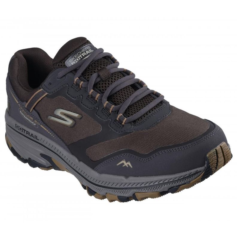 Zapatilla Hombre Go Run Trail Altitude 2.0 Café Skechers-4
