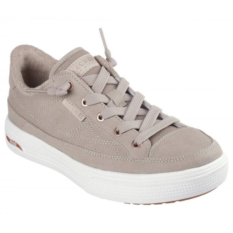 Zapatilla Mujer Arch Fit Arcade Meet Ya There Beige Skechers-4