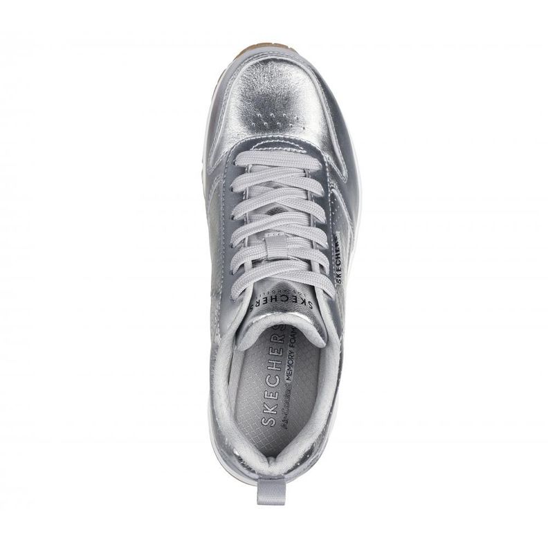Zapatilla Mujer Uno Metallixs Gris Skechers-1