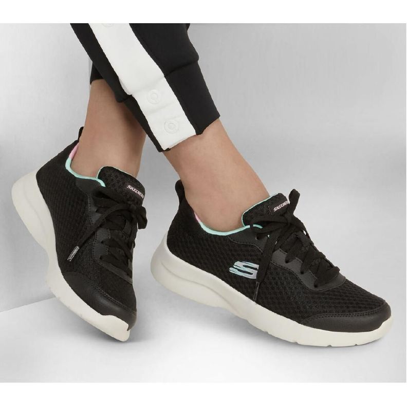 Zapatilla Mujer Dynamight 2.0 Sweet Day Negro Skechers-1