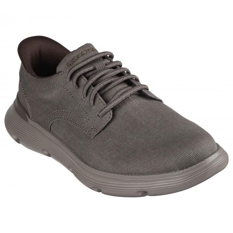 Zapato Hombre Garza Clive Beige Skechers-4