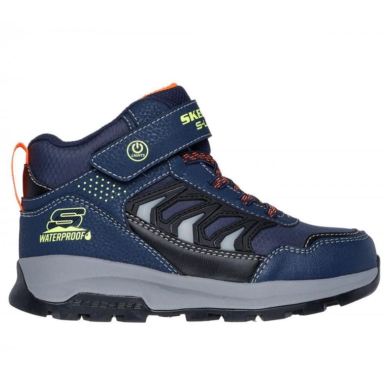 Zapatilla Niño Storm Blazer Glow Roam Azul Skechers-0