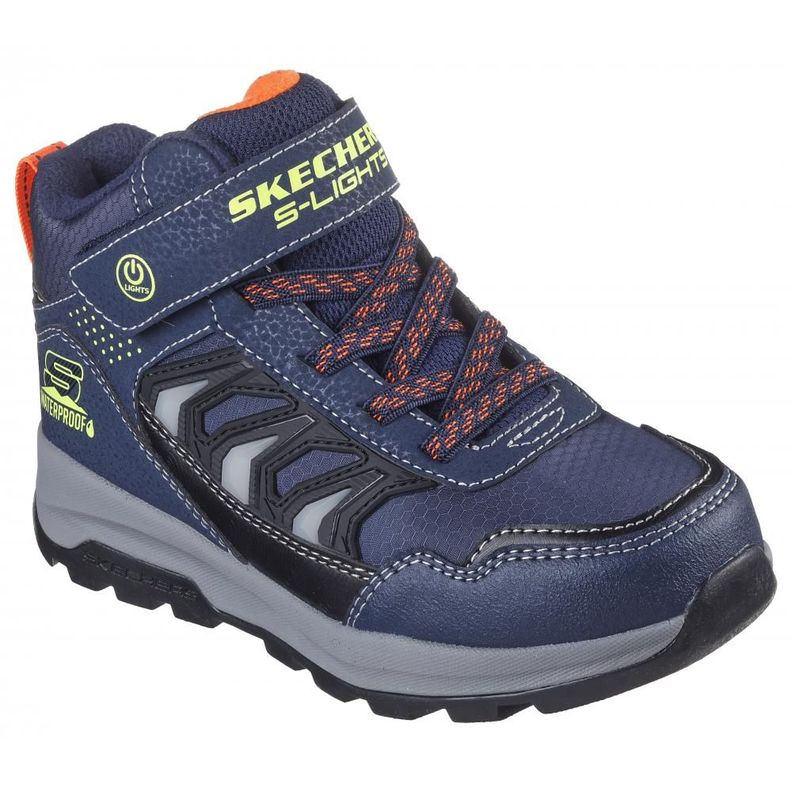 Zapatilla Niño Storm Blazer Glow Roam Azul Skechers-4