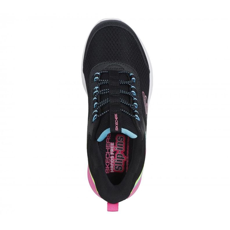 Zapatilla Niña Microspec Max Color Trifect Negro Skechers-1