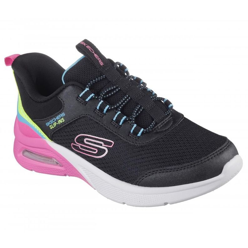 Zapatilla Niña Microspec Max Color Trifect Negro Skechers-4