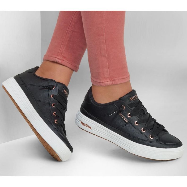 Zapatilla Mujer Arch Fit Arcade On My Way Negro Skechers-1