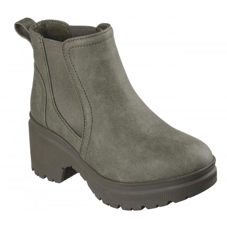 Botín Mujer Bobs Tango Verde Skechers-4