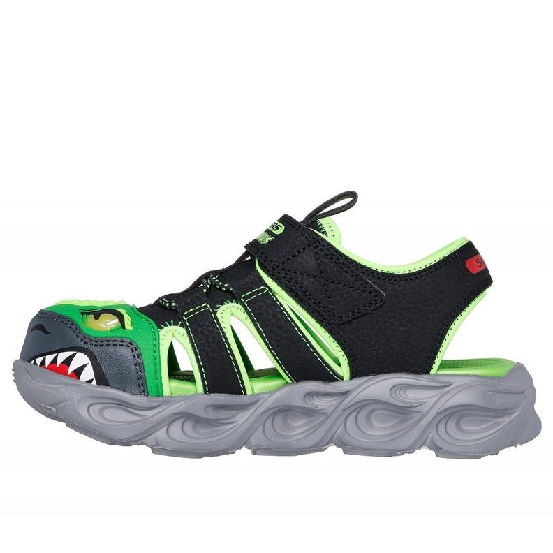 Sandalia Niño Thermo-Splash Hydro-Flare Negro Skechers-3