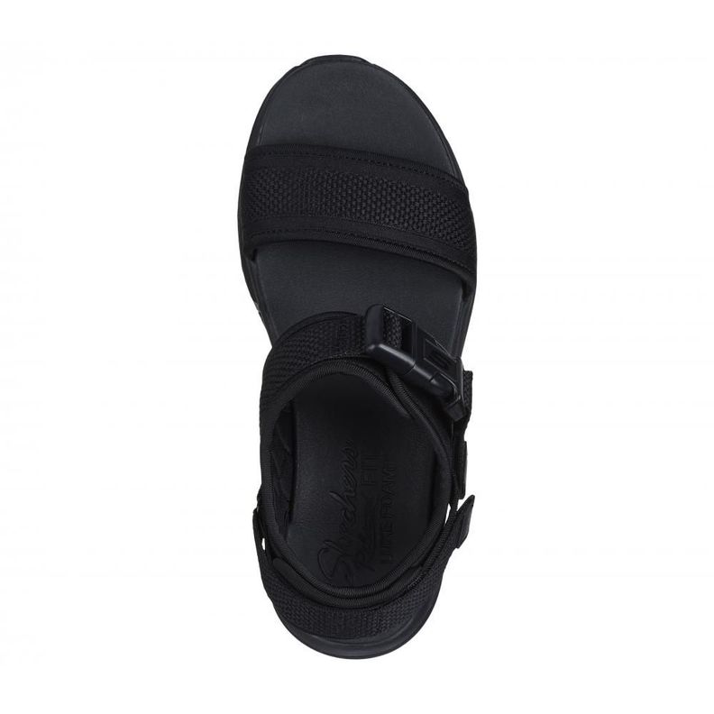 Sandalia Mujer D'Lux Walker Daily Outing Negro Skechers-1