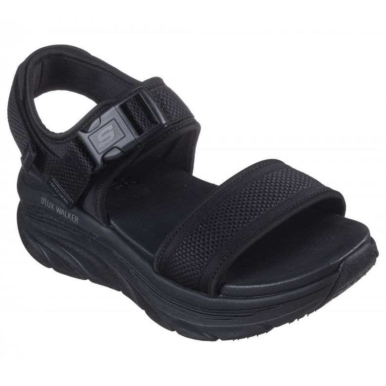 Sandalia Mujer D'Lux Walker Daily Outing Negro Skechers-4