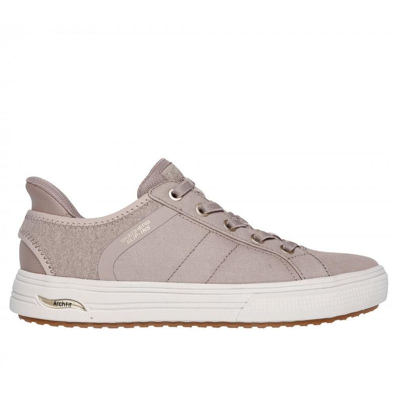 Zapatilla Mujer Arch Fit Arcade Forever Cozy Beige Skechers-0