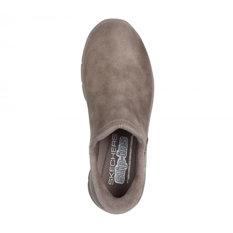 Zapatilla Mujer Easy Going Modern Hour Beige Skechers-1