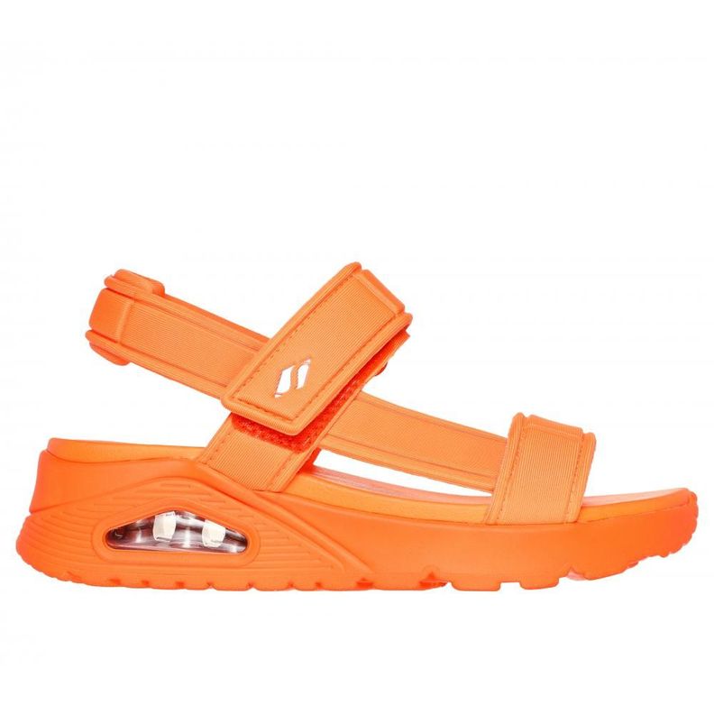 Sandalia Mujer Uno Fun Stand Naranjo Skechers-0