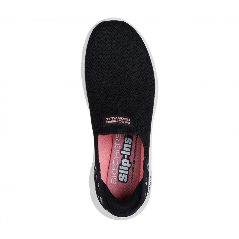 Zapatilla Mujer Go Walk Flex Sunset Rose Negro Skechers-1