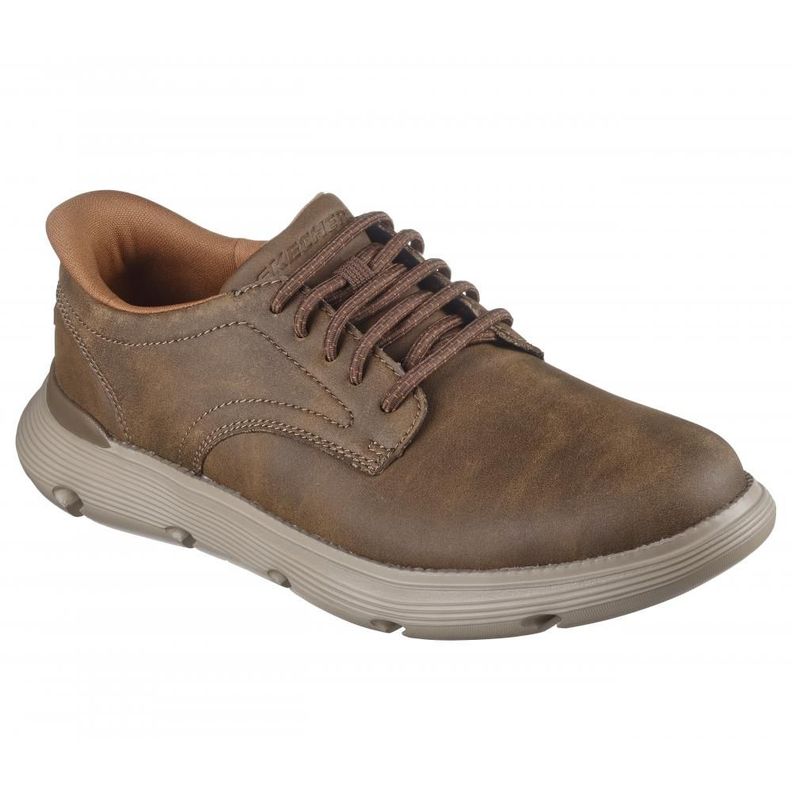 Zapato Hombre Garza Duran Beige Skechers-4