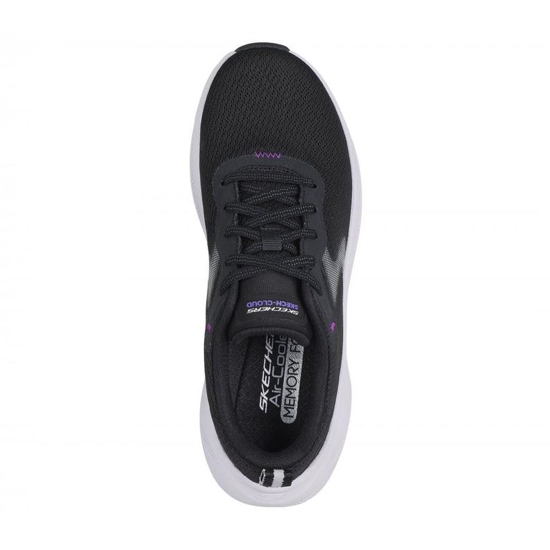 Zapatilla Mujer Skech Cloude Negro Skechers-1