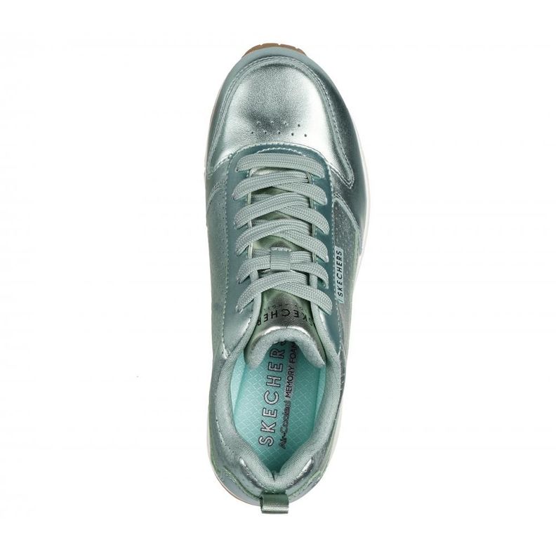 Zapatilla Mujer Uno Metallixs Celeste Skechers-1