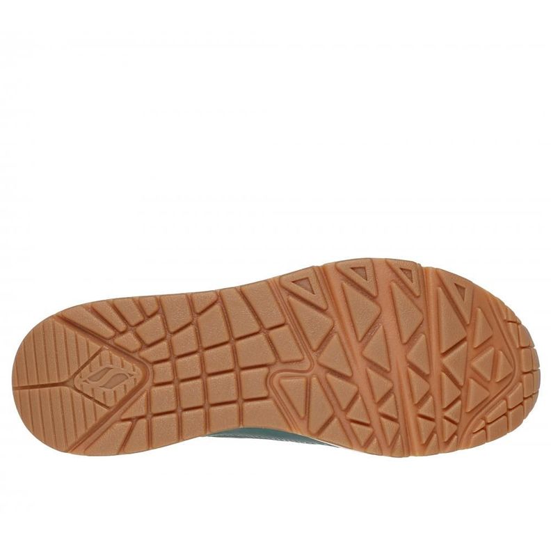 Zapatilla Mujer Uno Metallixs Celeste Skechers-2