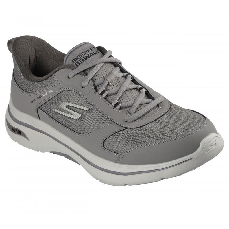 Zapatilla Hombre Go Walk Arch Fit 2.0 Seared Beige Skechers-4