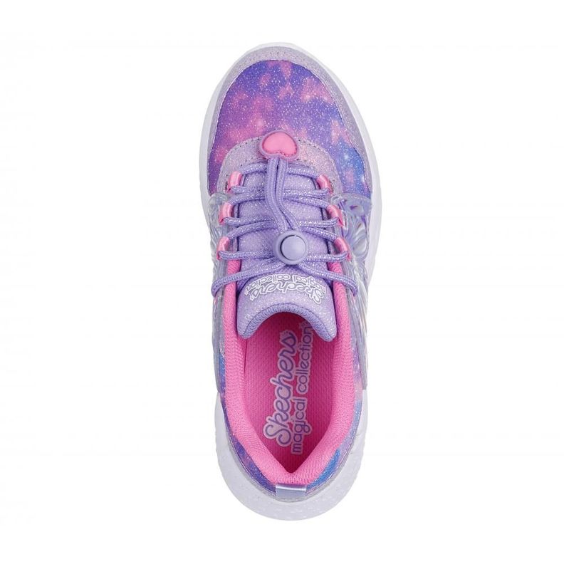 Zapatilla Niña Dream Racer Wing Brites Morado Skechers-1
