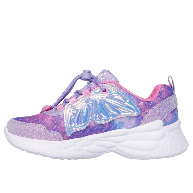Zapatilla Niña Dream Racer Wing Brites Morado Skechers-3