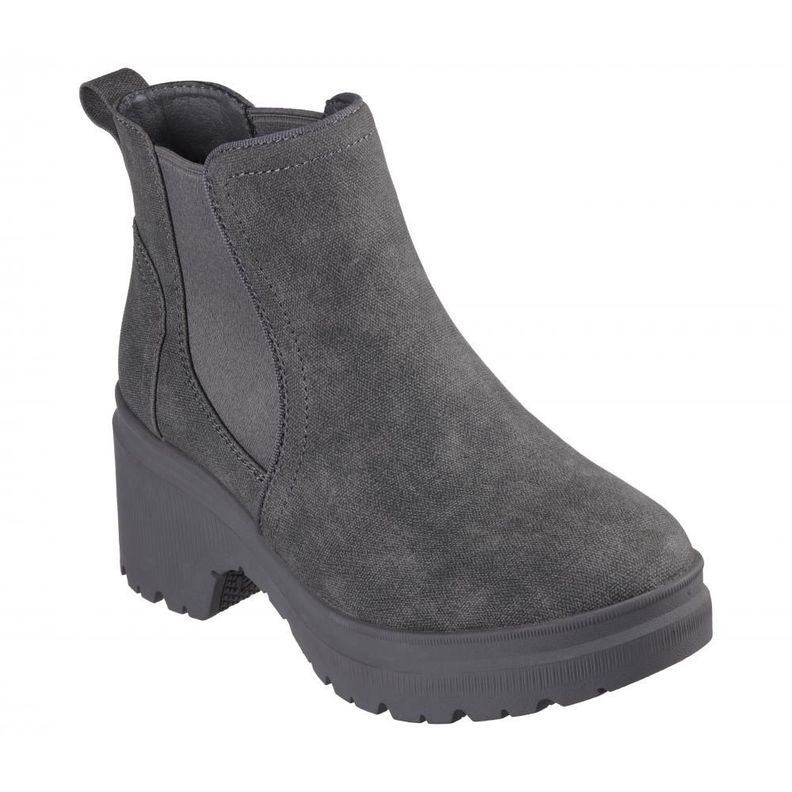 Botín Mujer Bobs Tango Gris Skechers-5
