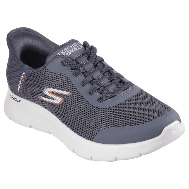 Zapatilla Hombre Skechers Slip-ins: Go Walk Flex Hands Gris-4