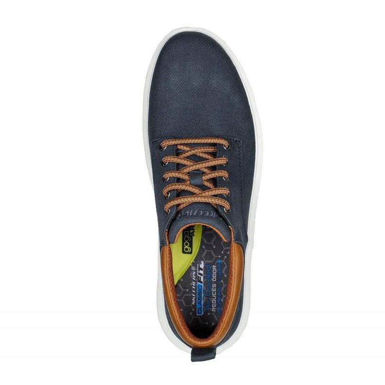 Zapato Hombre Viewson Doriano Azul Skechers-1