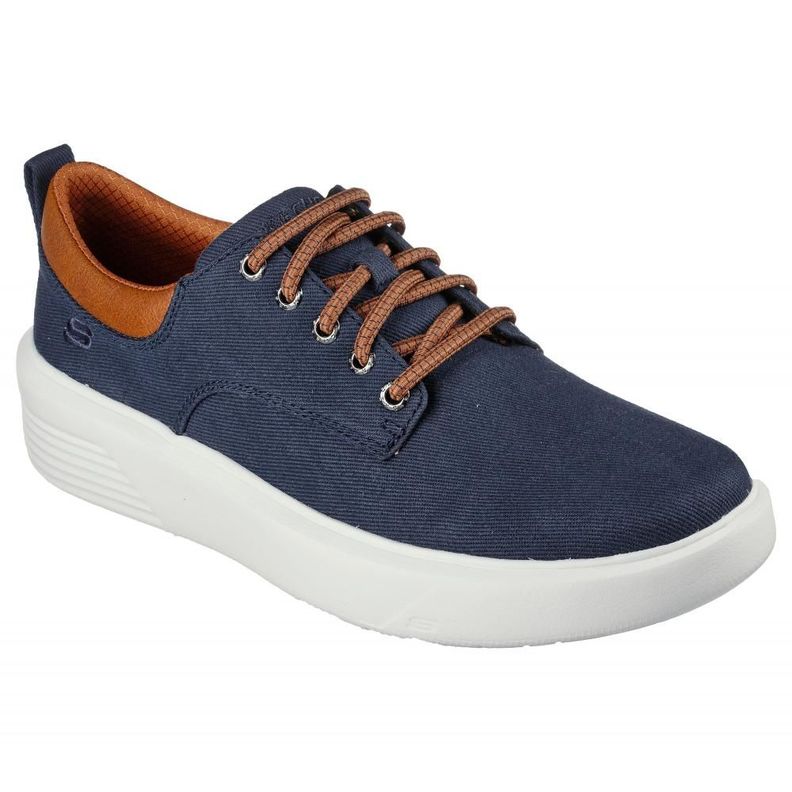 Zapato Hombre Viewson Doriano Azul Skechers-4