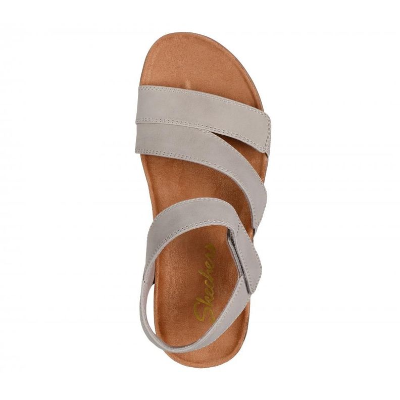 Sandalia Mujer Lifted Comfort Beige Skechers-1