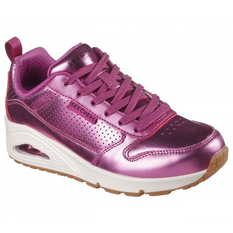 Zapatilla Mujer Uno Metallixs Magenta Skechers-4
