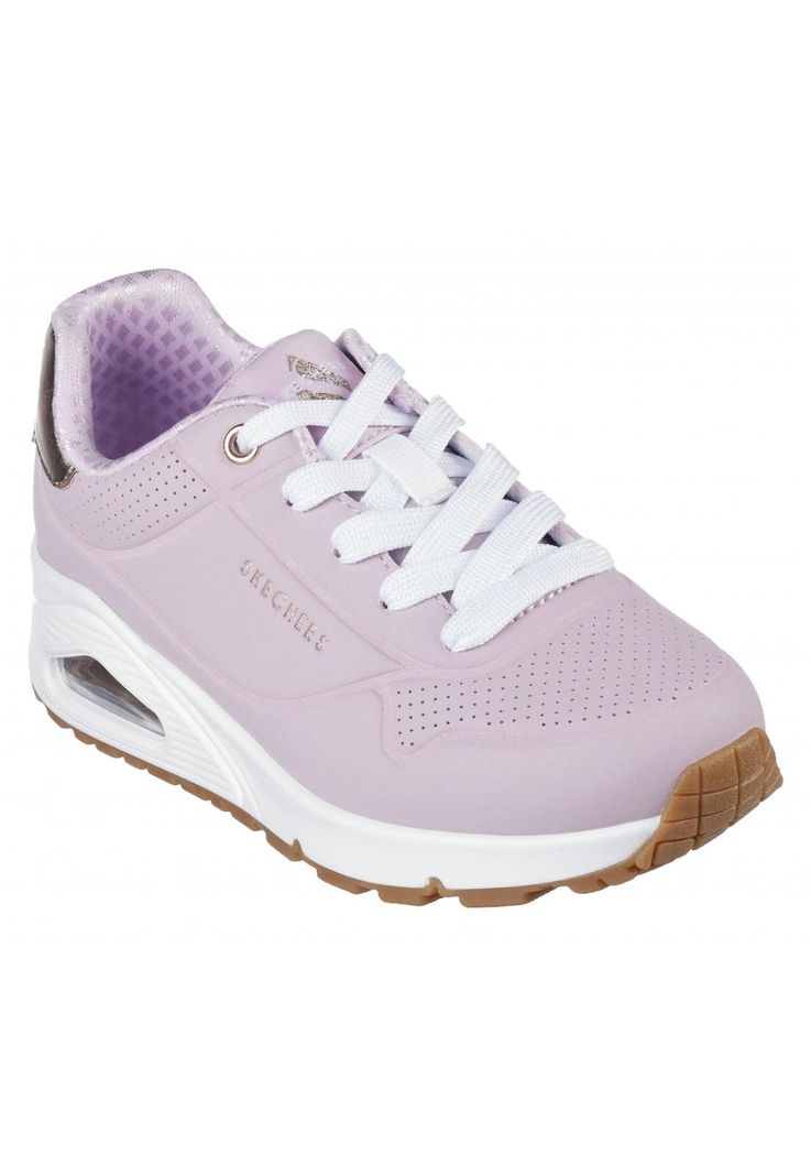 Zapatilla Niña Uno Gen1 Shimmer Away Rosado Skechers-4