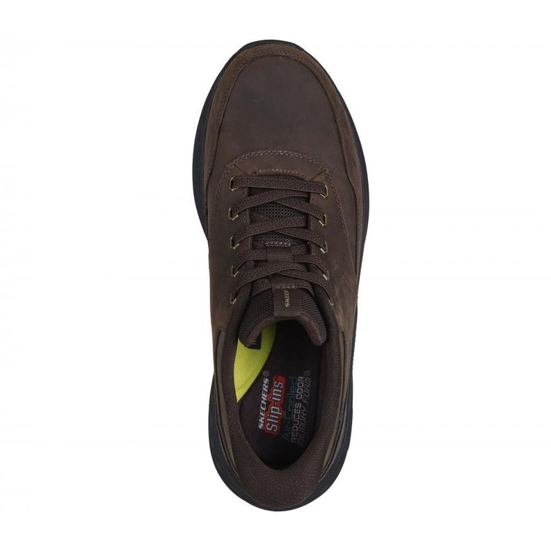 Zapato Hombre Pollard Café Skechers-1