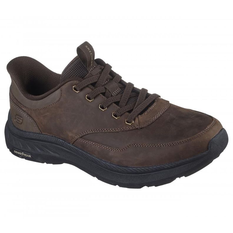 Zapato Hombre Pollard Café Skechers-4
