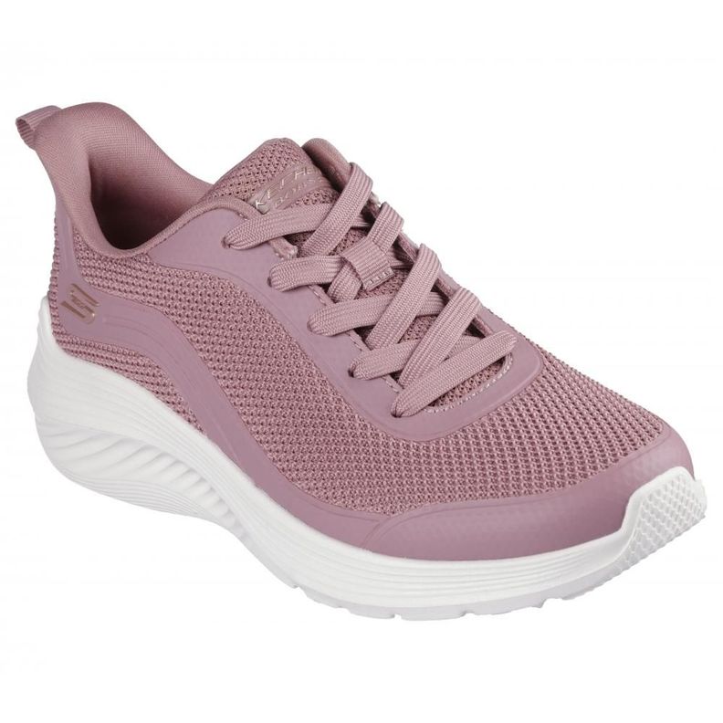Zapatilla Mujer Bobs Squad Waves Still Wading Rosado Skechers-4