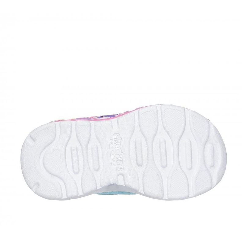 Zapatilla Niña Play Scene Fun Squad Celeste Skechers-2