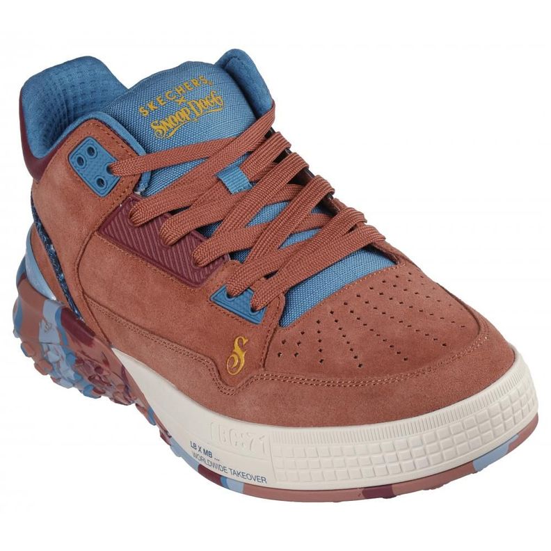 Zapatilla Hombre SizzleBuckets Blazed Trails Rojo Skechers-4