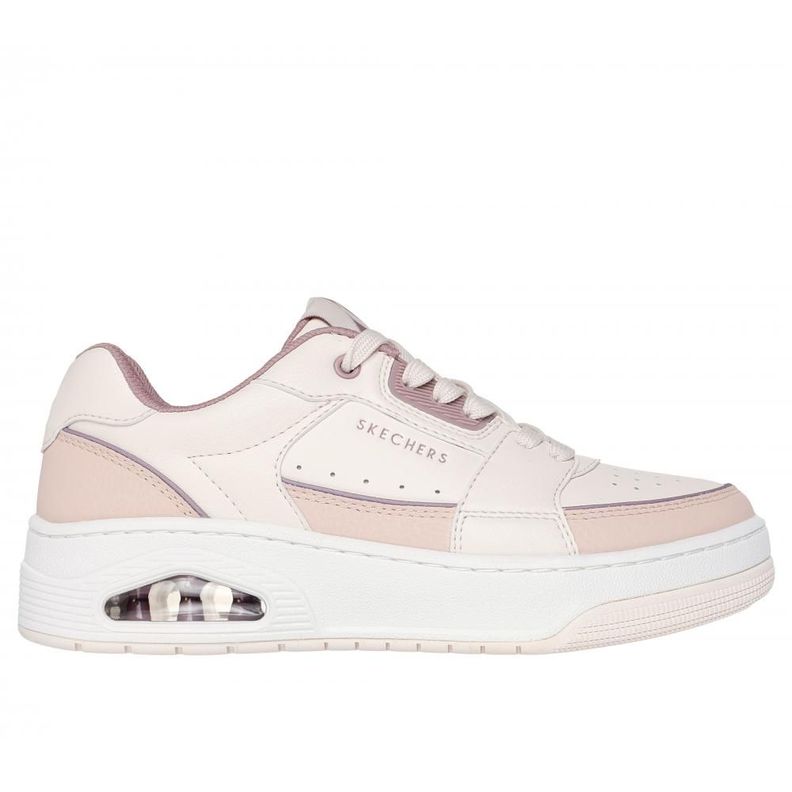 Zapatilla Mujer Uno Court Courted Style Rosado Skechers-0