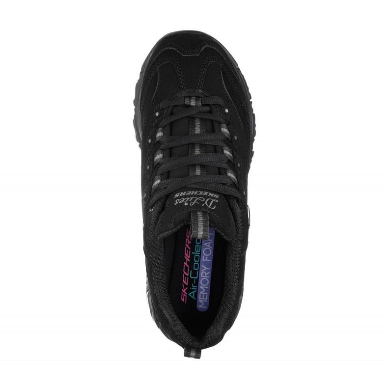 Zapatilla Mujer D'Lites Play On Negra Skechers-2