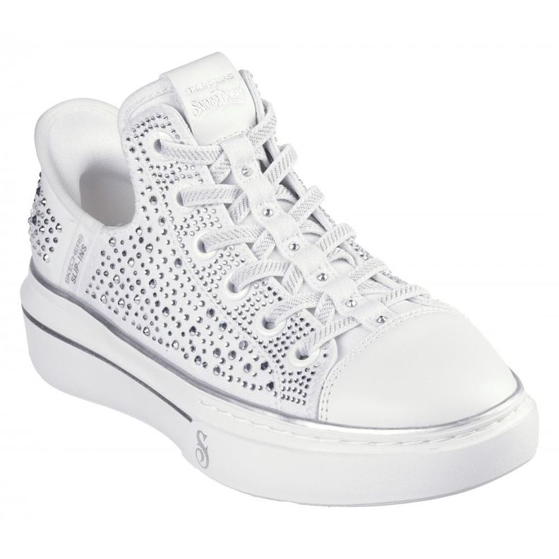Zapatilla Mujer Snoop One RhineStoned Blanco Skechers-4