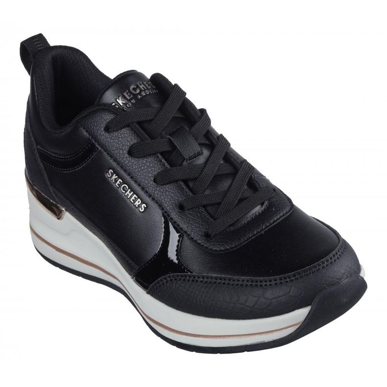 Zapatilla Mujer Billion 2 Mid Lace Up Negro Skechers-4