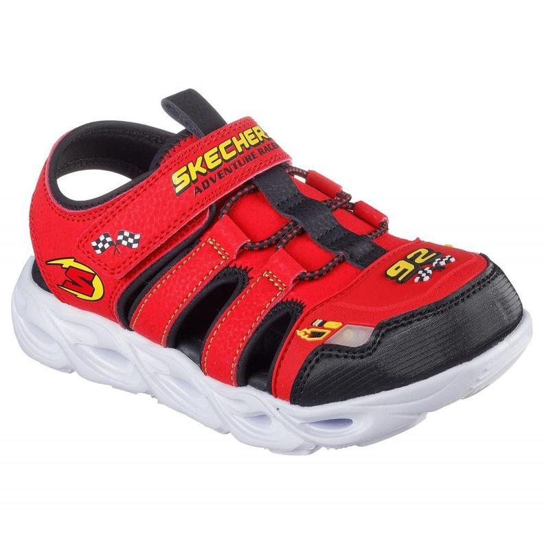 Sandalia Niño Thermo-Splash Hydro-Flare Rojo Skechers-4