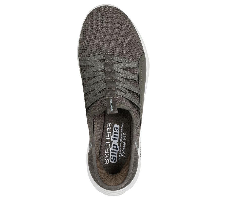 Zapatilla Mujer Skechers Slip-ins: Relaxed Fit™ Sport Verde-2