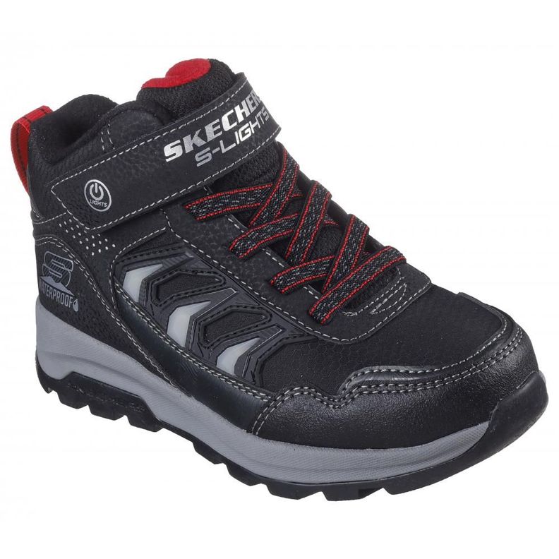 Zapatilla Niño Storm Blazer Glow Roam Negro Skechers-4