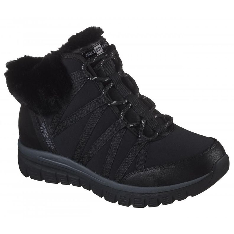 Botines Mujer Graceful Cozy Strolls Negro Skechers-4