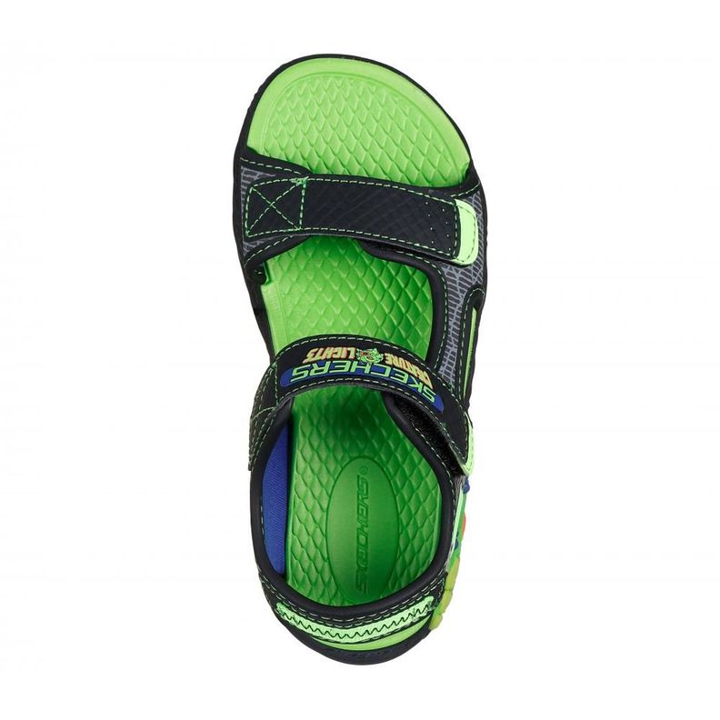 Sandalia Niño Creature-Splash Negro Skechers-1