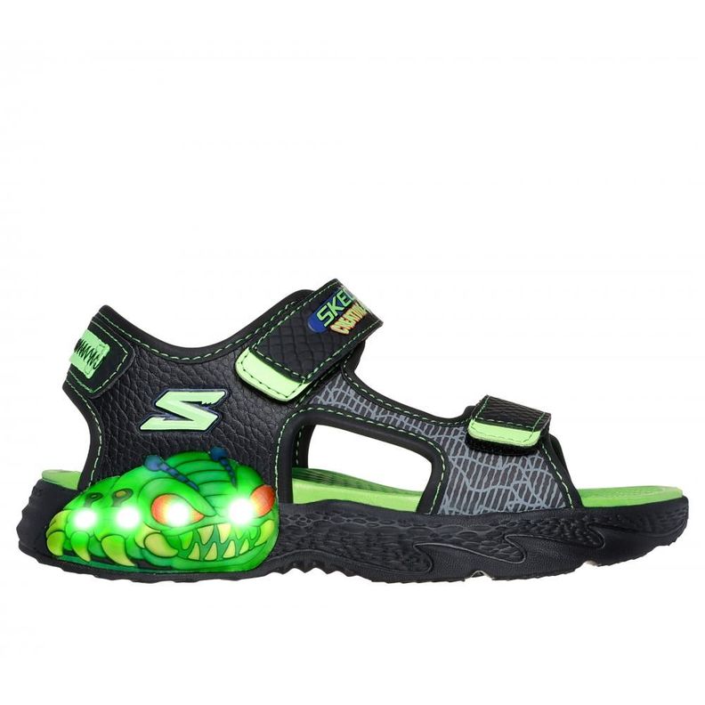 Sandalia Niño Creature-Splash Negro Skechers-5