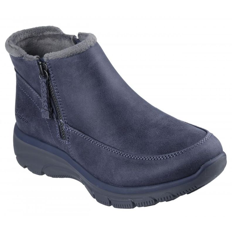 Botines Mujer Easy Going Into Fall Azul Skechers-4