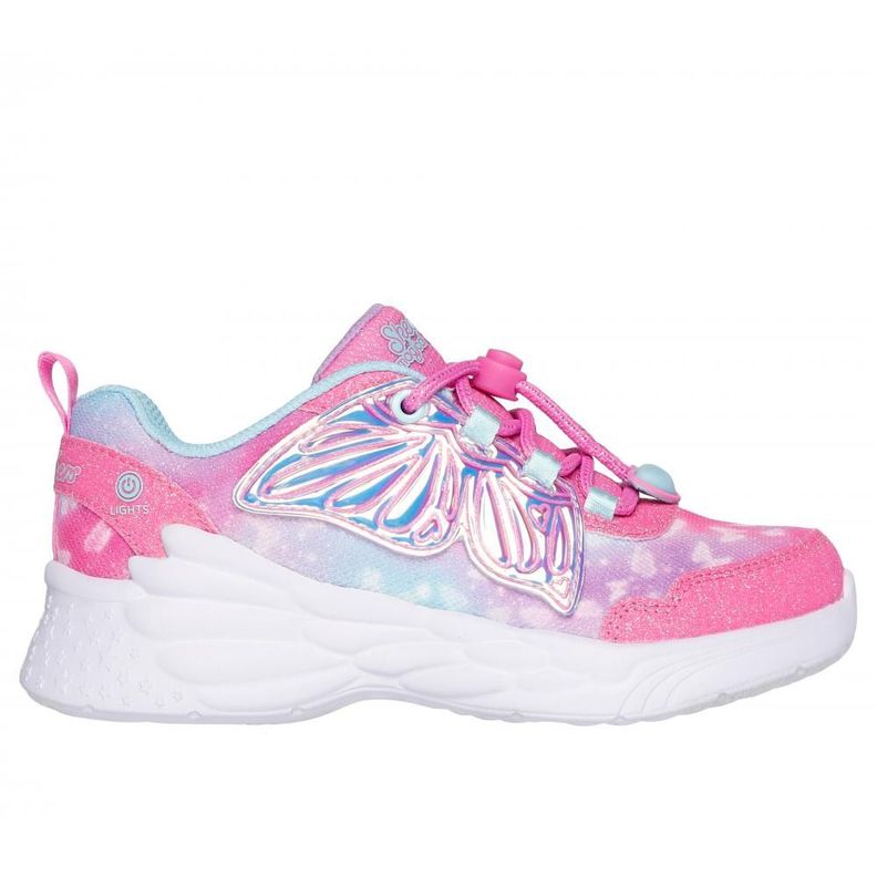 Zapatilla Niña Dream Racer Wing Brites Rosado Skechers-0