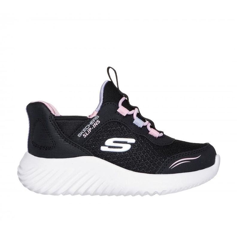 Zapatilla Niña Skechers Slip-ins: Bounder Negro-0